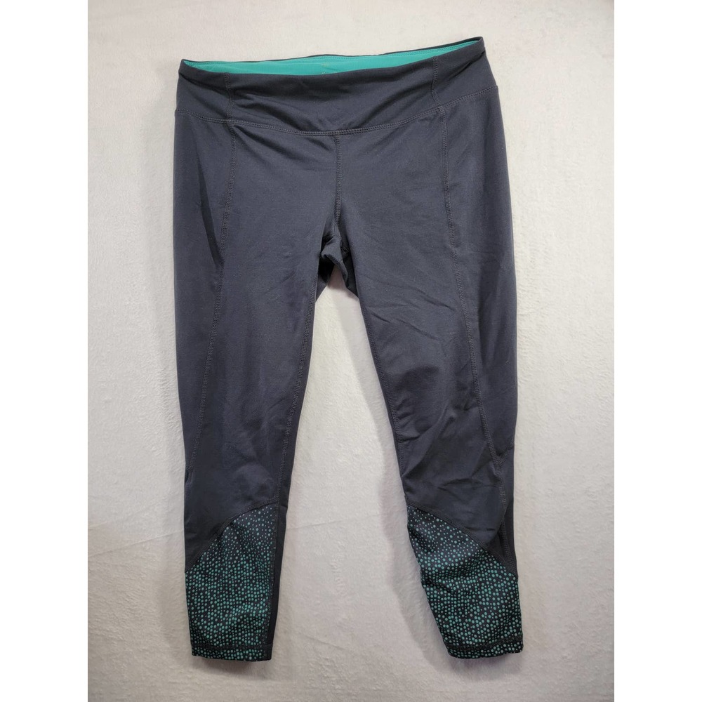 Teal and Gray Tangerine Capri Athletic wear Sz M